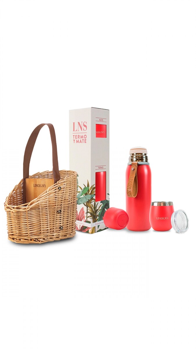 KIT MATERO LAOS - ROJO C/NATURAL 