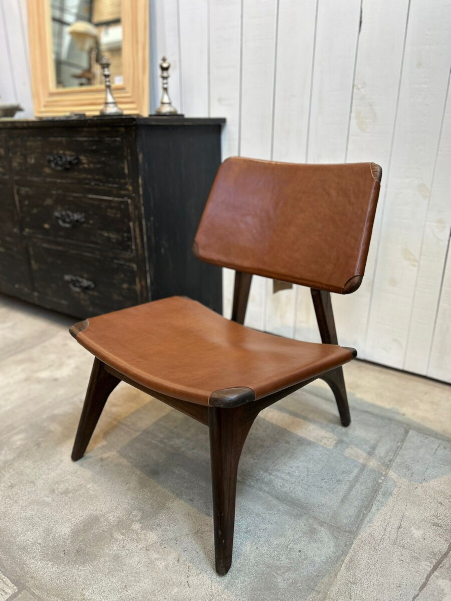 Butaca Cuero Chocolate 