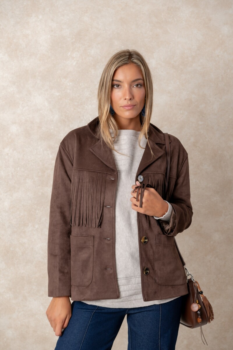CHAQUETA CRETA - Chocolate 