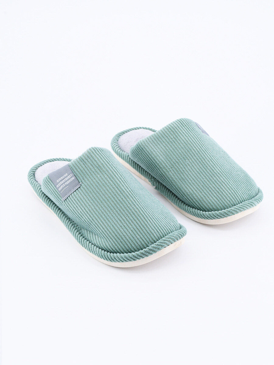 PANTUFLA DOREEN - VERDE CLARO 