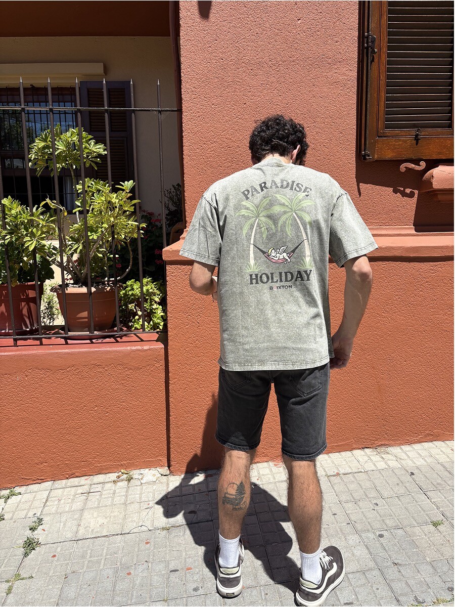 Camiseta Oversize Ángel Brixton - Verde