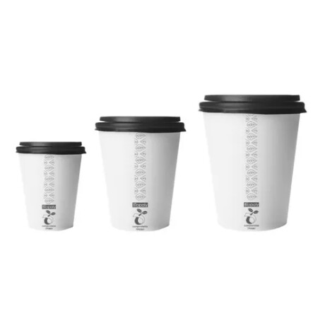 TAPA X 50 UNIDADES 4 OZ COMPOSTABLE BIODEGRA ECO CAFE JUGO Tapa X 50 Unidades 4 Oz Compostable Biodegra Eco Cafe Jugo