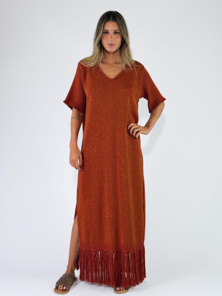 VESTIDO LUNARA - TERRACOTA 
