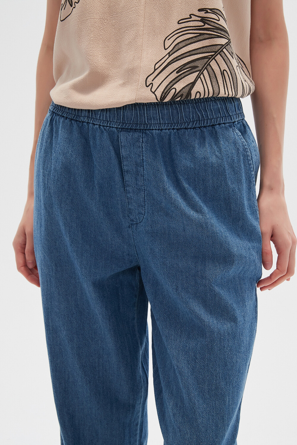 Pantalon Liru Azul Medio