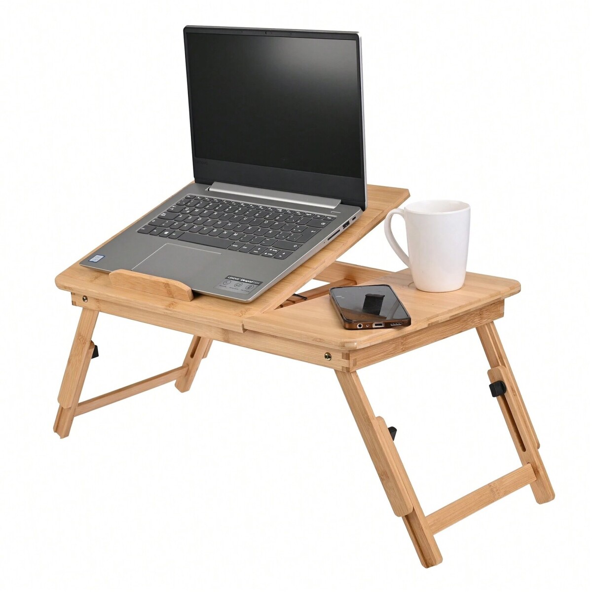 Mesa Bandeja Cama Portatil Madera Desayuno Plegable Notebook 