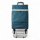 Carrito De Compras Estilo Europeo 4 Ruedas Azul Marino
