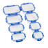 Set de 8 Recipientes de Vidrio Herméticos IMBACK IBK-HMJ050 | Cierre Antifugas, Vidrio Borosilicato BPA Set de 8 Recipientes de Vidrio Herméticos IMBACK IBK-HMJ050 | Cierre Antifugas, Vidrio Borosilicato BPA