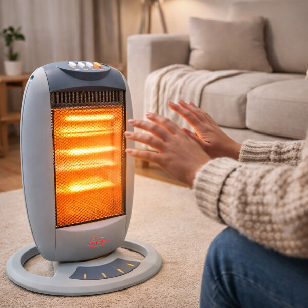 Estufa Halógena Kassel Ks-eh14 1200 W 3 Niveles ESTUFA HALOGENA KASSEL KS-EH14
