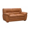 Sillon Livintus 2 Cuerpos Cuero Natural Miel