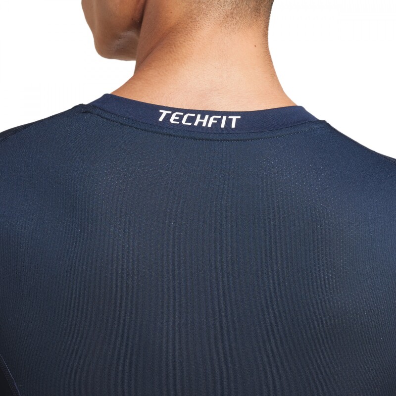 Abrigo TECHFIT Compression Training Long Sleeve de Hombre Azul