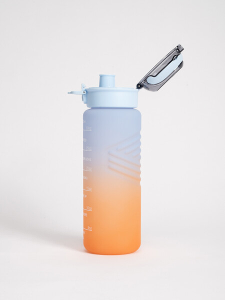 Botella degrade 1l Naranja