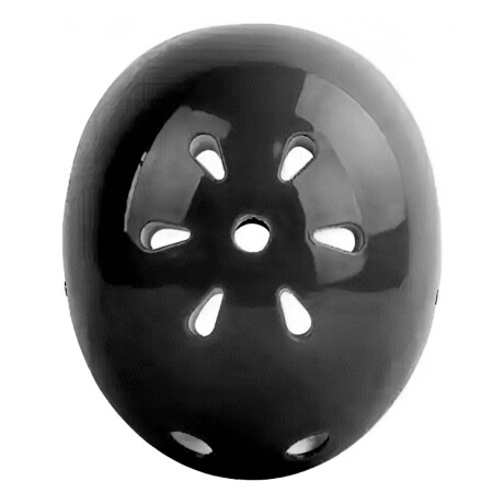 Casco P/ Niño Reforzado Patín Skate Rollers Bicicleta Negro