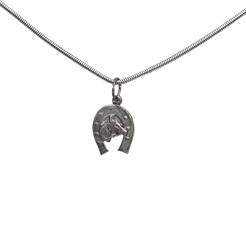Dije Colgante herradura caballo-Plata 925-Sin Piedra-CP3440 sinpiedra