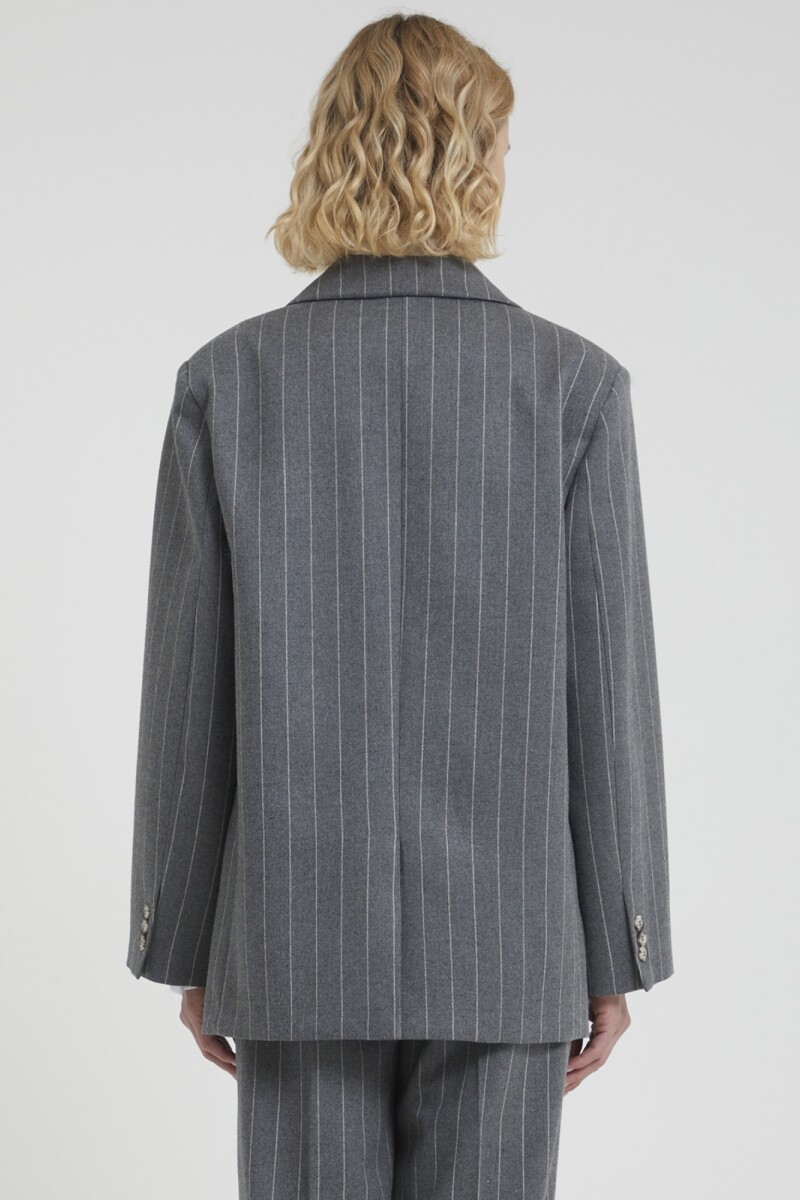 CHAQUETA BLAZER Gris