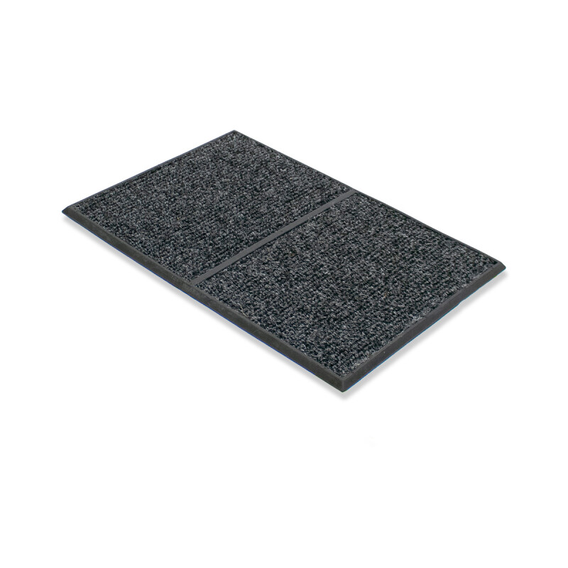 ALFOMBRA GOMA RECT NEGRO 60X90CM Unica