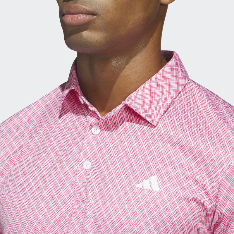 Remera Adidas Polo Core Allover Print Rosado