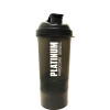 Shaker Platinum - Vaso Mezclador Para Proteina Negro