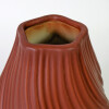 FLORERO CERAMICA MARRON 17X17X25CM Unica