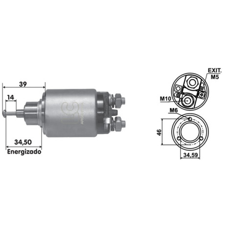 AUTOMATICO DE ARRANQUE - SOLENOIDE VEHICULO CHINO 24V 3T LC AUTOMATICO DE ARRANQUE - SOLENOIDE VEHICULO CHINO 24V 3T LC