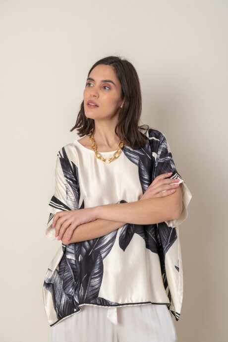 BLUSA PALMA Negro
