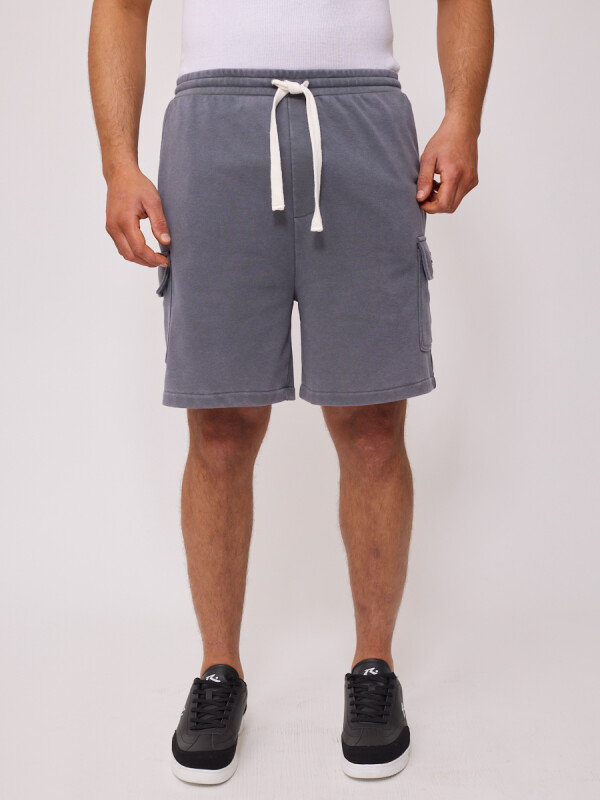 SHORT CARGO RIVEN RUSTY Gris Claro