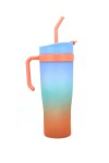 Vaso con sorbo Celeste