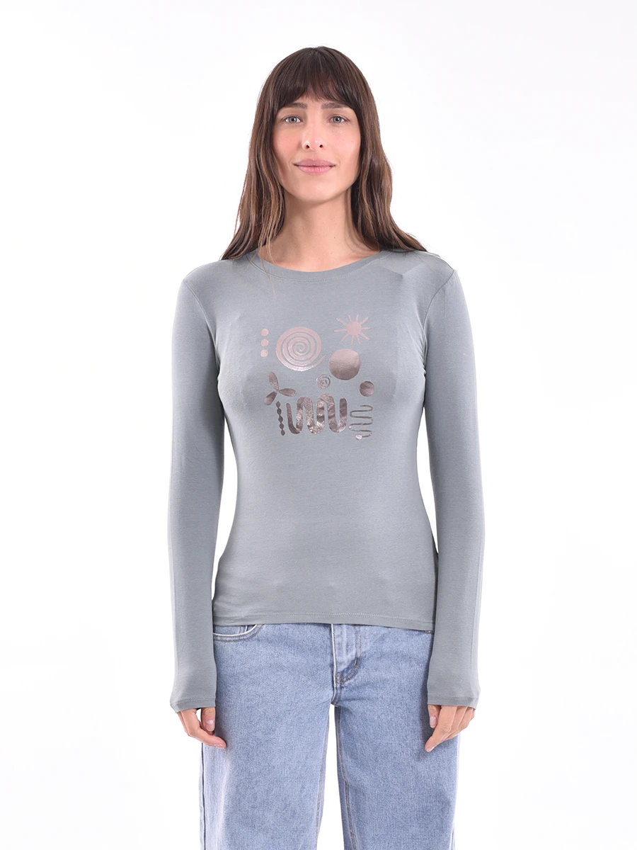 REMERA FLORA - VARIANTE 1 
