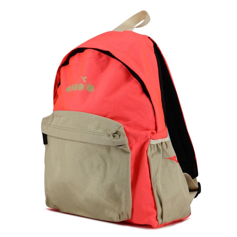 Mochila Diadora High School Naranja-Beige