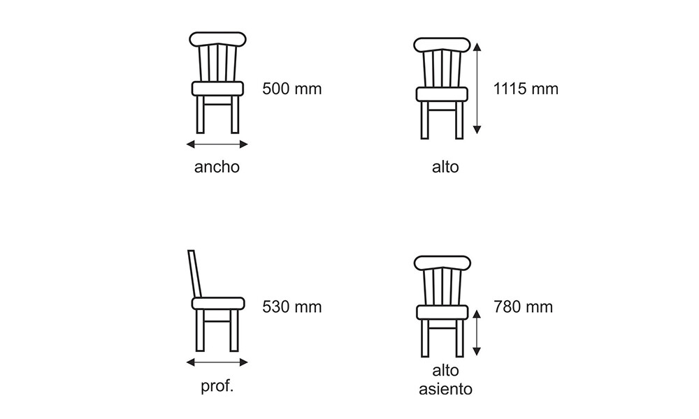 Silla butaca SAHARA H0043 Silla Butaca Sahara H0043