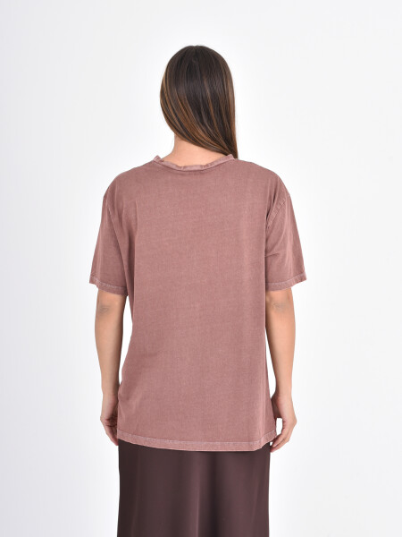 REMERA LESTE MARRON OSCURO