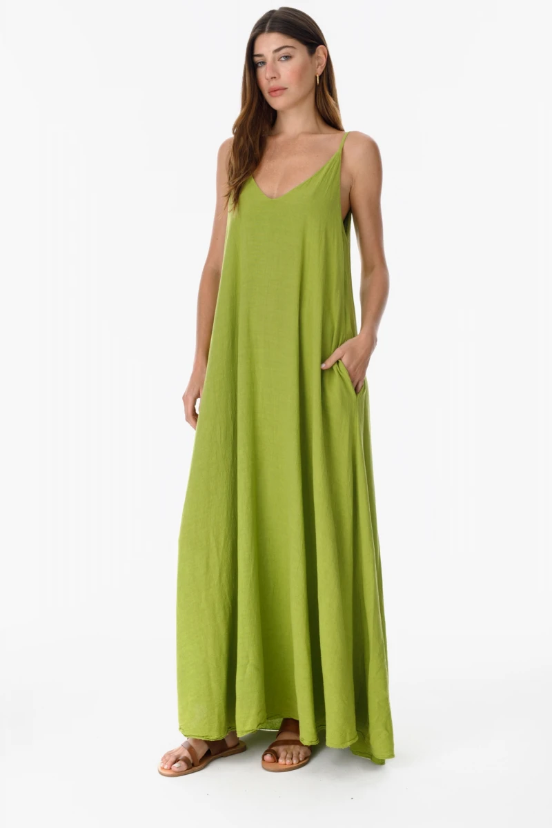 Vestido Sun verde talle unico