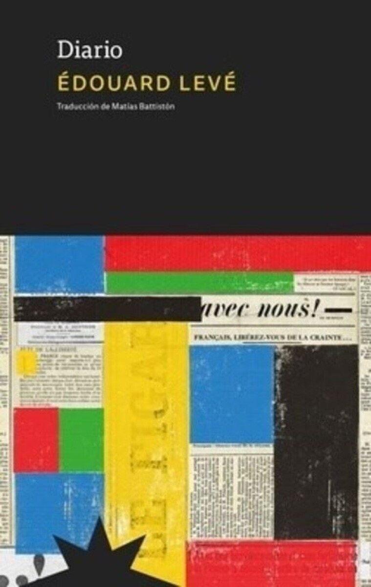 Diario. édouard Levé 
