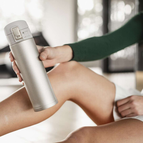 Botella Oro Metalizado