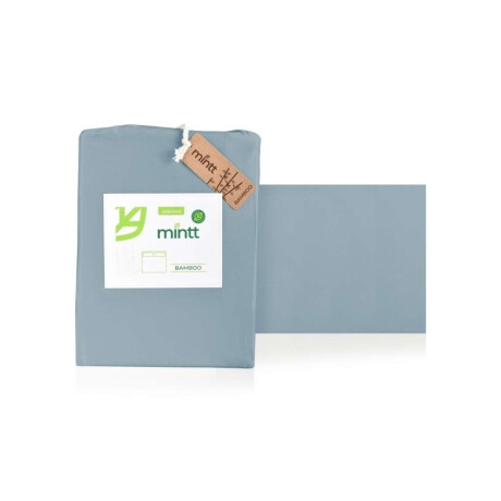 Juego de Sábanas 1 Plaza 135gr Bambú y Satén Calidad Premium Verde