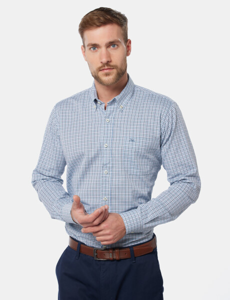 CAMISA SPORT A CUADROS Verde