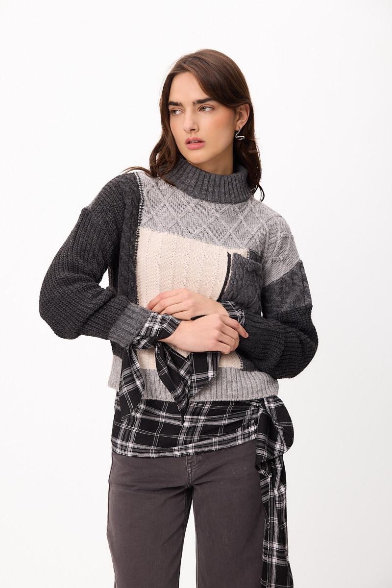 Sweater Lumber Gris