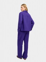 Pantalón Fluido Con Efecto Arrugado violeta