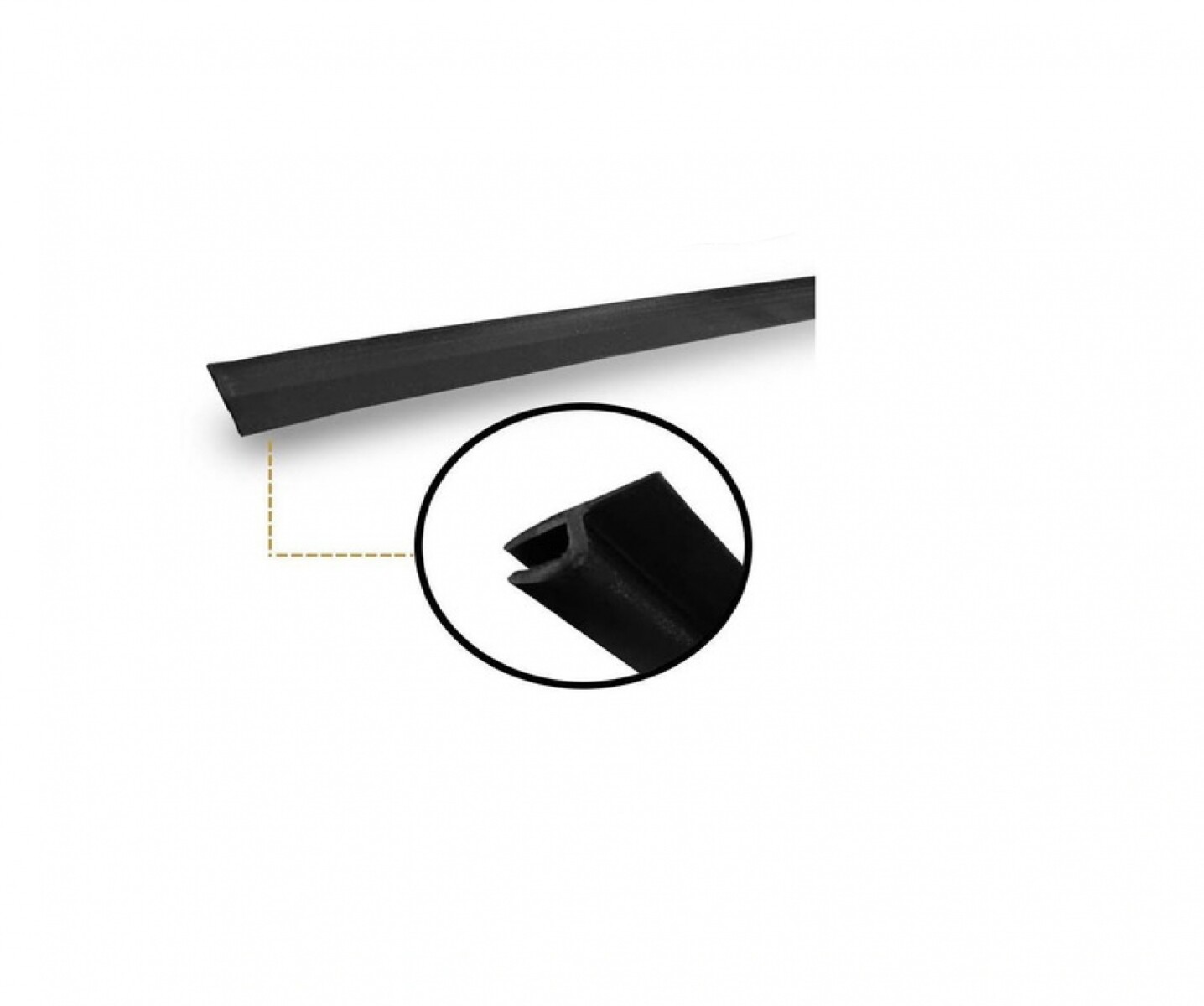 MOLDURA DE PARABRISA LATERAL DERECHA / IZQUIERDA GOL G2 95/98 