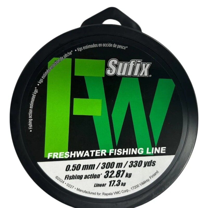 Tanza Sufix Mono Fresh Bobina De 300 Metros Medida 0.50mm