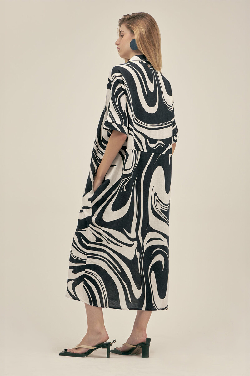 MARIE DRESS Marble
