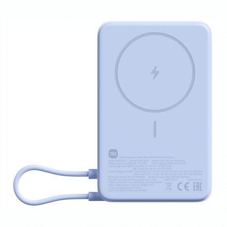 XIAOMI MAGNETIC POWER BANK 10000MAH WITH BUILT-IN STAND Cargador Portátil Magnético XIAOMI Magnetic Power 10.000MAH Con Soporte Integrado - Blue