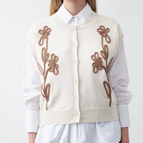 CHALECO NICOLASA Crudo