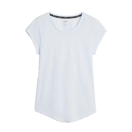 Remera de Mujer Puma Performance Heather Cat Celeste