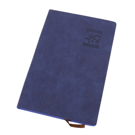 Agenda 2026 de cuerina lisa con indicador Agenda 2026 de cuerina lisa con indicador