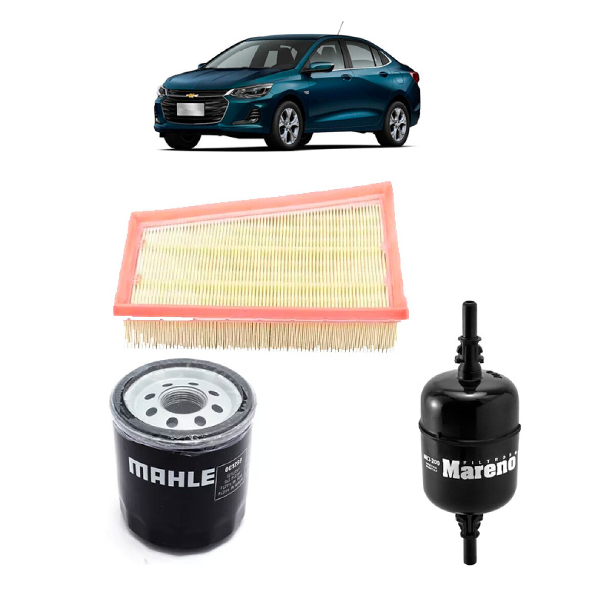 FILTROS ACCESORIOS VARIOS COMBO KIT FILTROS CHEVROLET ONIX II 2020/ 