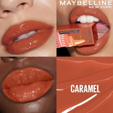 MAYBELLINE LABIAL SUPER STAY VINYL 4.2ml Caramel N°185