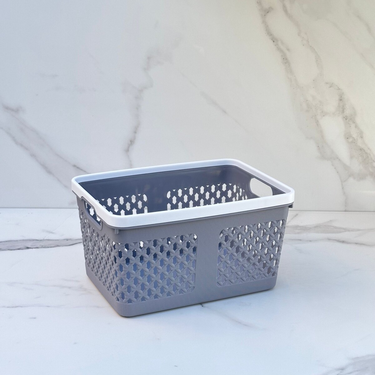 Canasto Organizador Polipropileno Alto 14cm x Ancho 19cm x Largo 26cm 