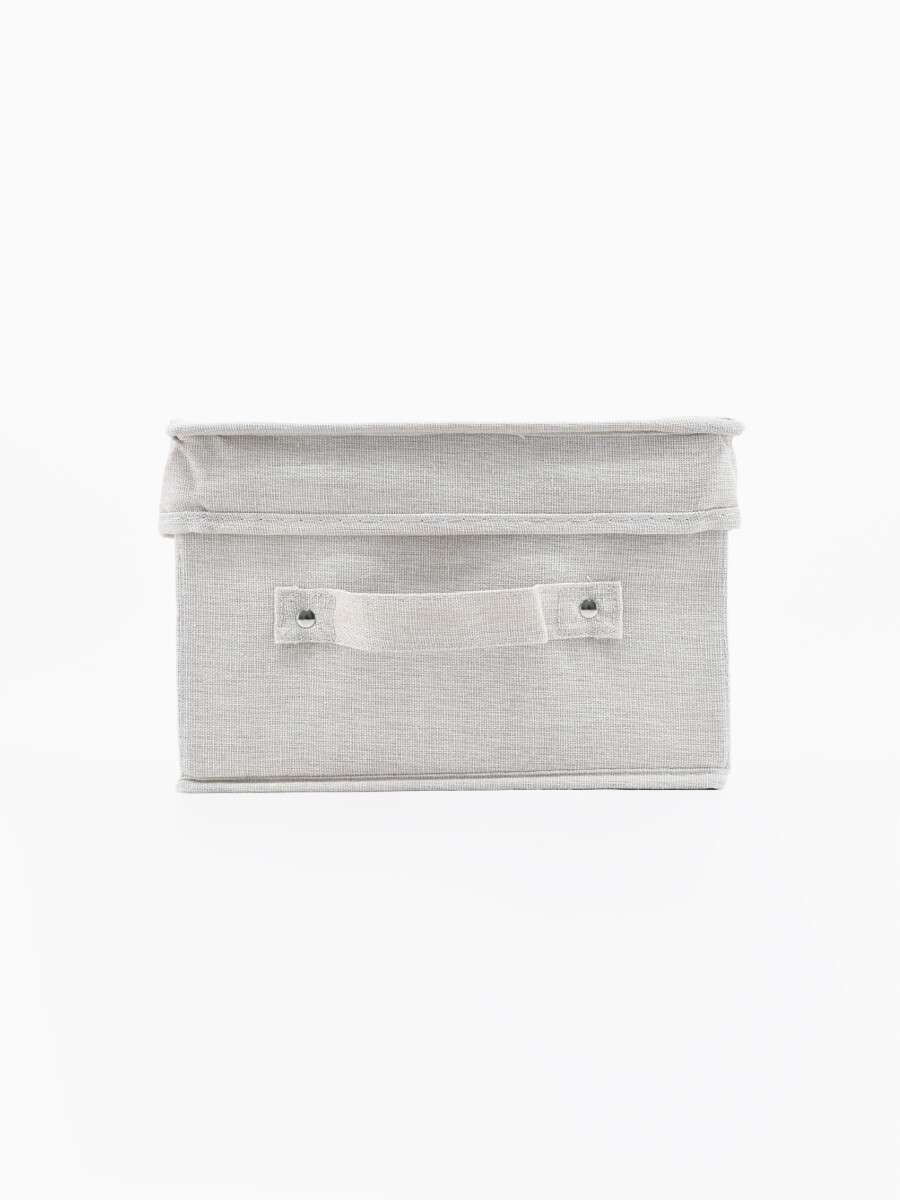 CAJA PLEGABLE GRIS COTTON - BEIGE 