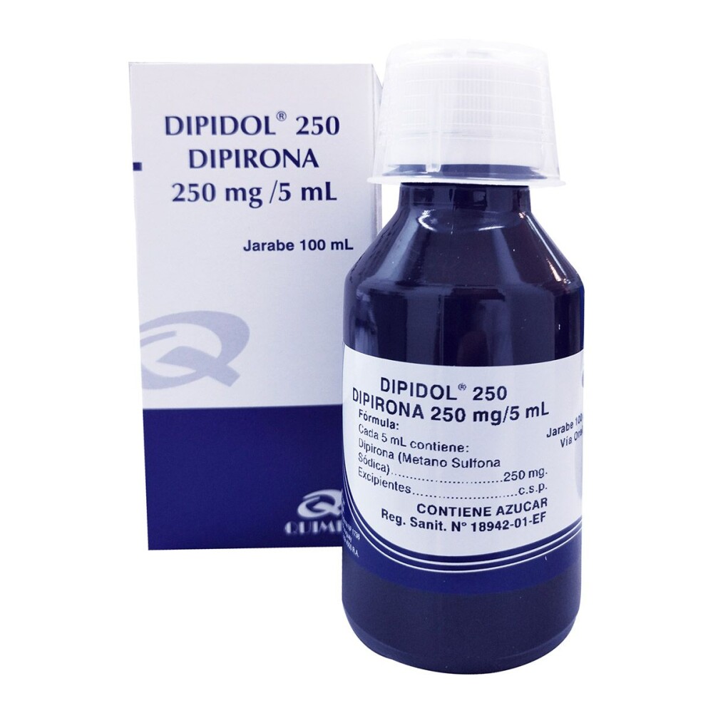 DIPIDOL 250 MG. JBE. FR. X 100 ML. única