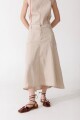 PRE VENTA FALDA POMELA Beige